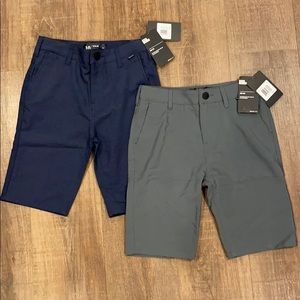 Hurley Chino Shorts with Nike Dri-Fit